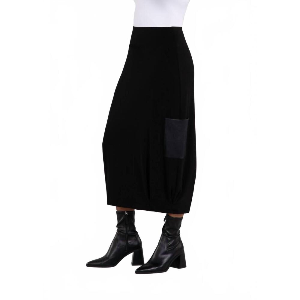 NEW SYMPLI women's safari skirt in black